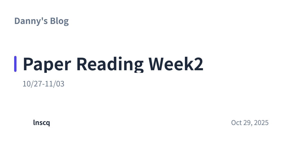 Share preview for Paper Reading Week2